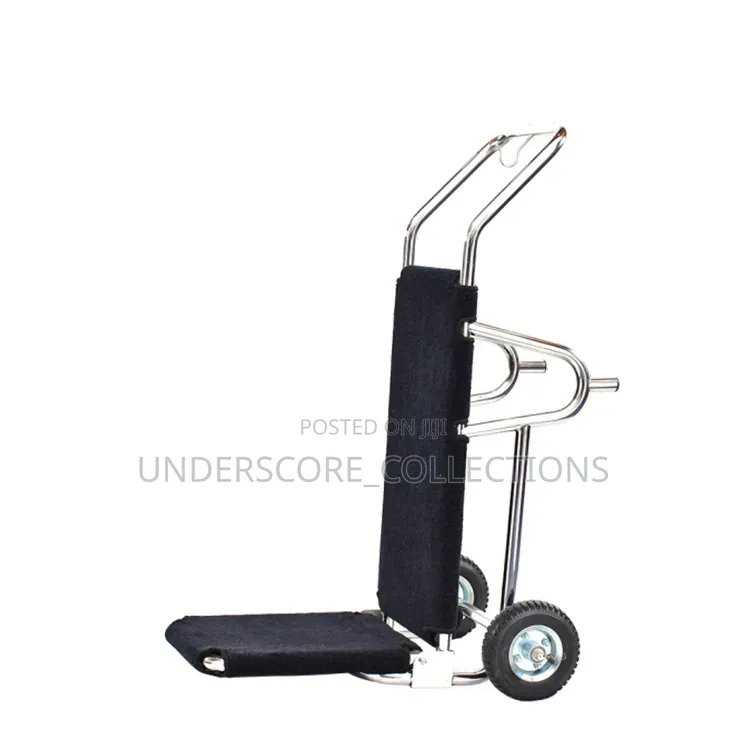 Sunrise Hotel Supplies Hand Truck, Likely a Stainless Steel