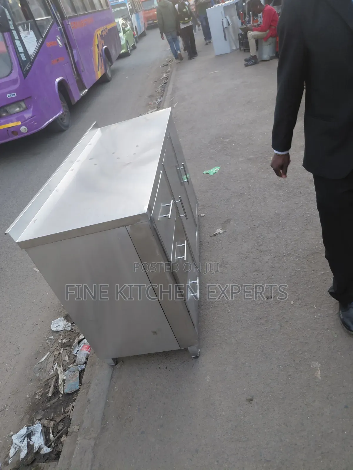 Stainless Steel Cabinet.