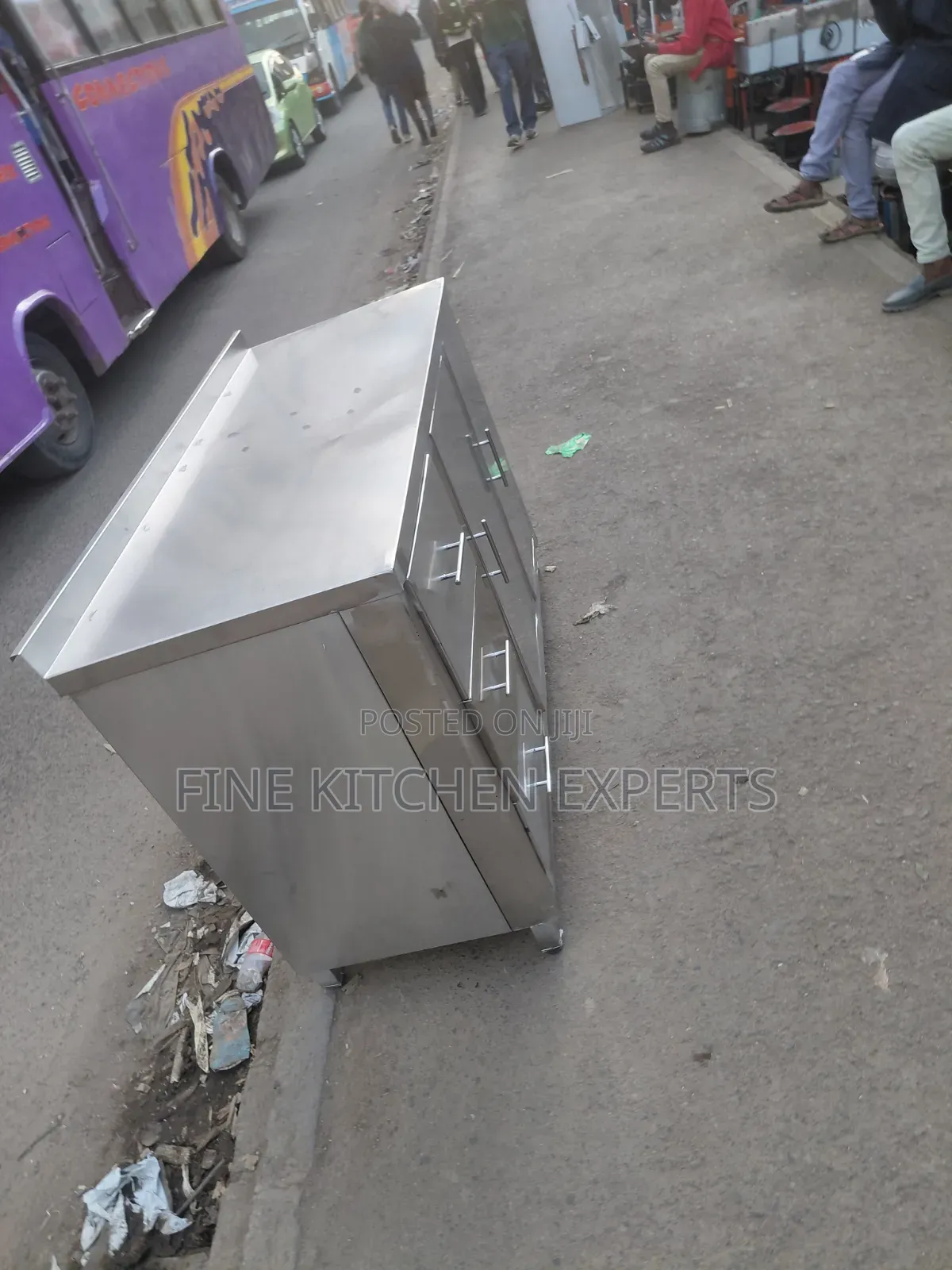 Stainless Steel Cabinet.