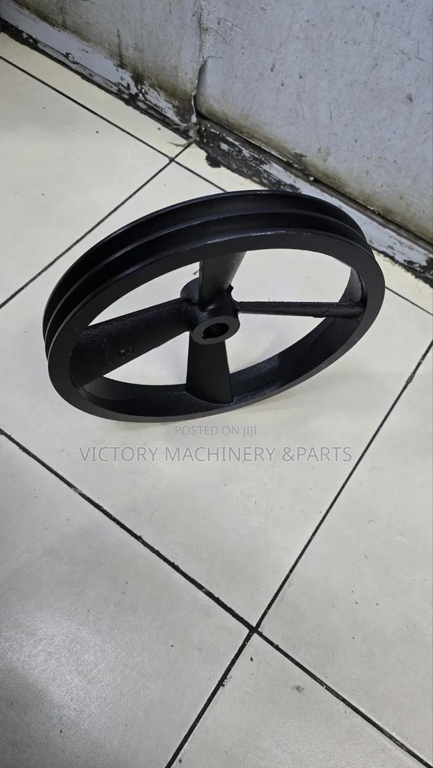 Double Belt Compressor Pully 3 Piston 65mm Pump Head - thumbnail 3