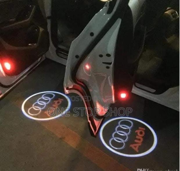 2door Open Audi Ground Projector Lights No Wiring Uses Aaa Batteries - main view