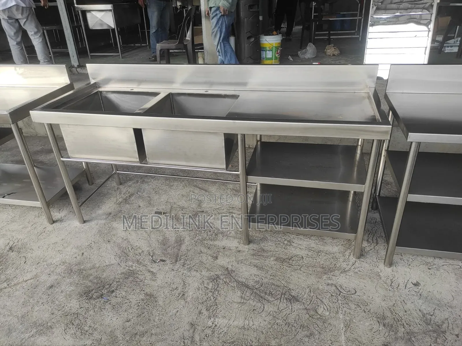 Double Sink Stainless Kitchen Double Bowl SJNK