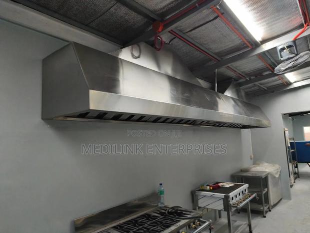 Wall Way Stainless Steel Commercial Kitchen Hood 7ft