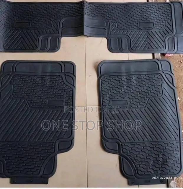 3pc Floor Mat With 2front Mat One Joined Rear Mats