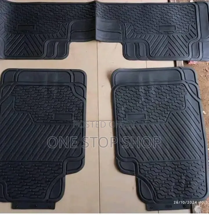 3pc Floor Mat With 2front Mat One Joined Rear Mats
