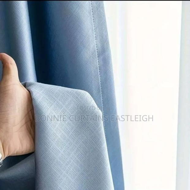 Blue Curtains and White Sheers for Bedrooms - thumbnail 2