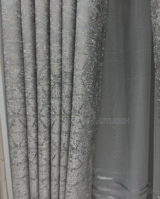 Blue Curtains and White Sheers for Bedrooms - thumbnail 3
