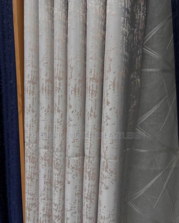 Cream and Pink Curtains for Guests Rooms - thumbnail 2