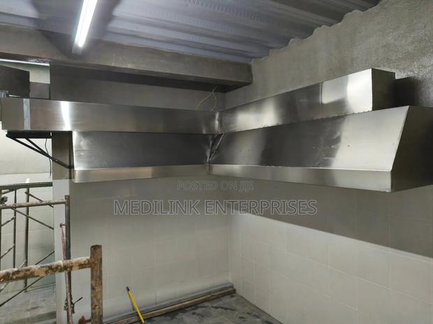 Double Wall Hood Stainless Steel Installation - main view