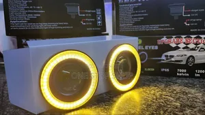 2.5/3/3.5 Inch Cobled Foglightangel Projector Lens Rooftop N Yellow