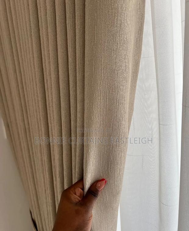 Nice Cream Curtains for Bedrooms and Sheers - thumbnail 2