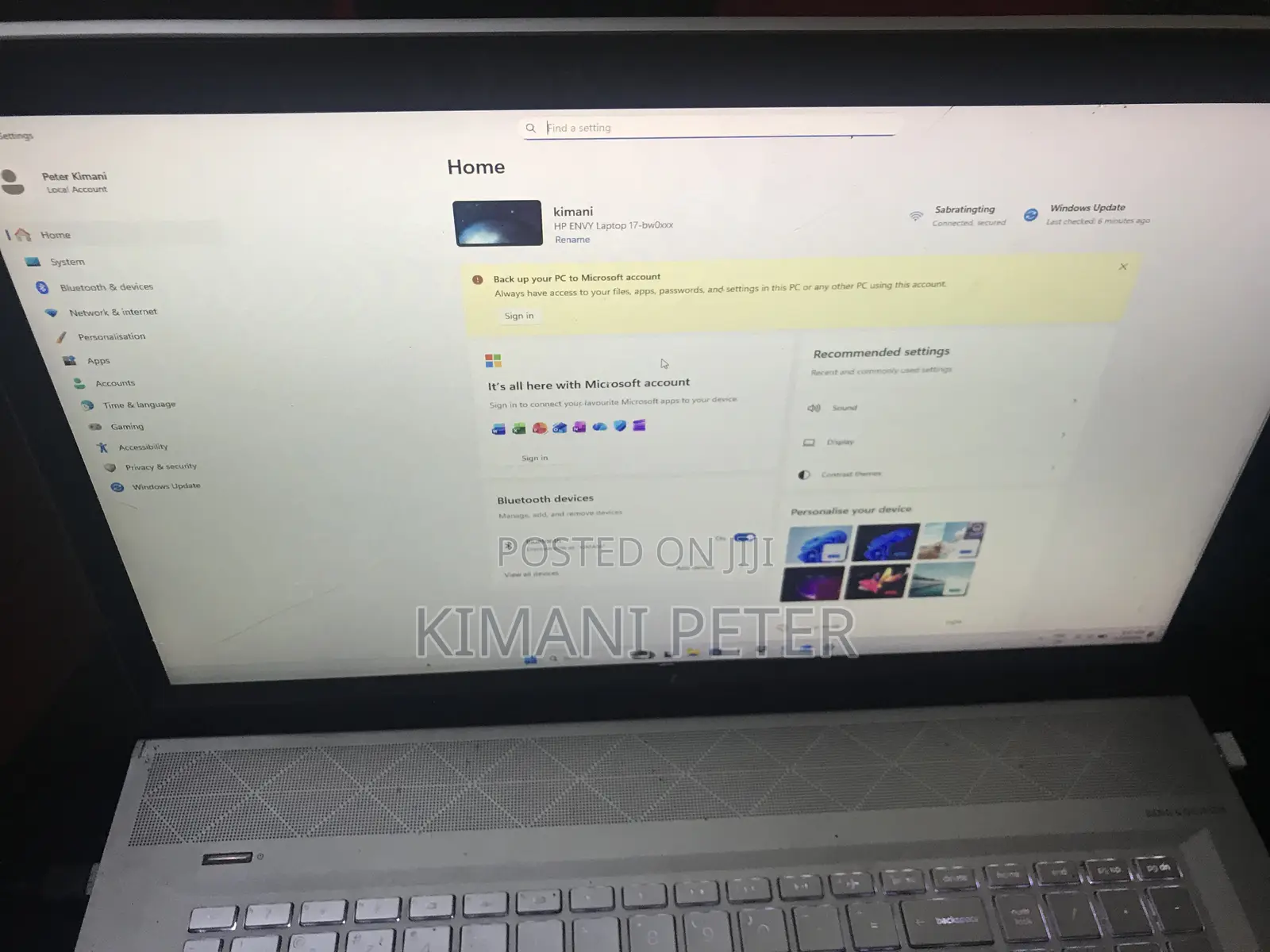 Laptop HP Envy 17 12GB Intel Core i7 HDD 500GB