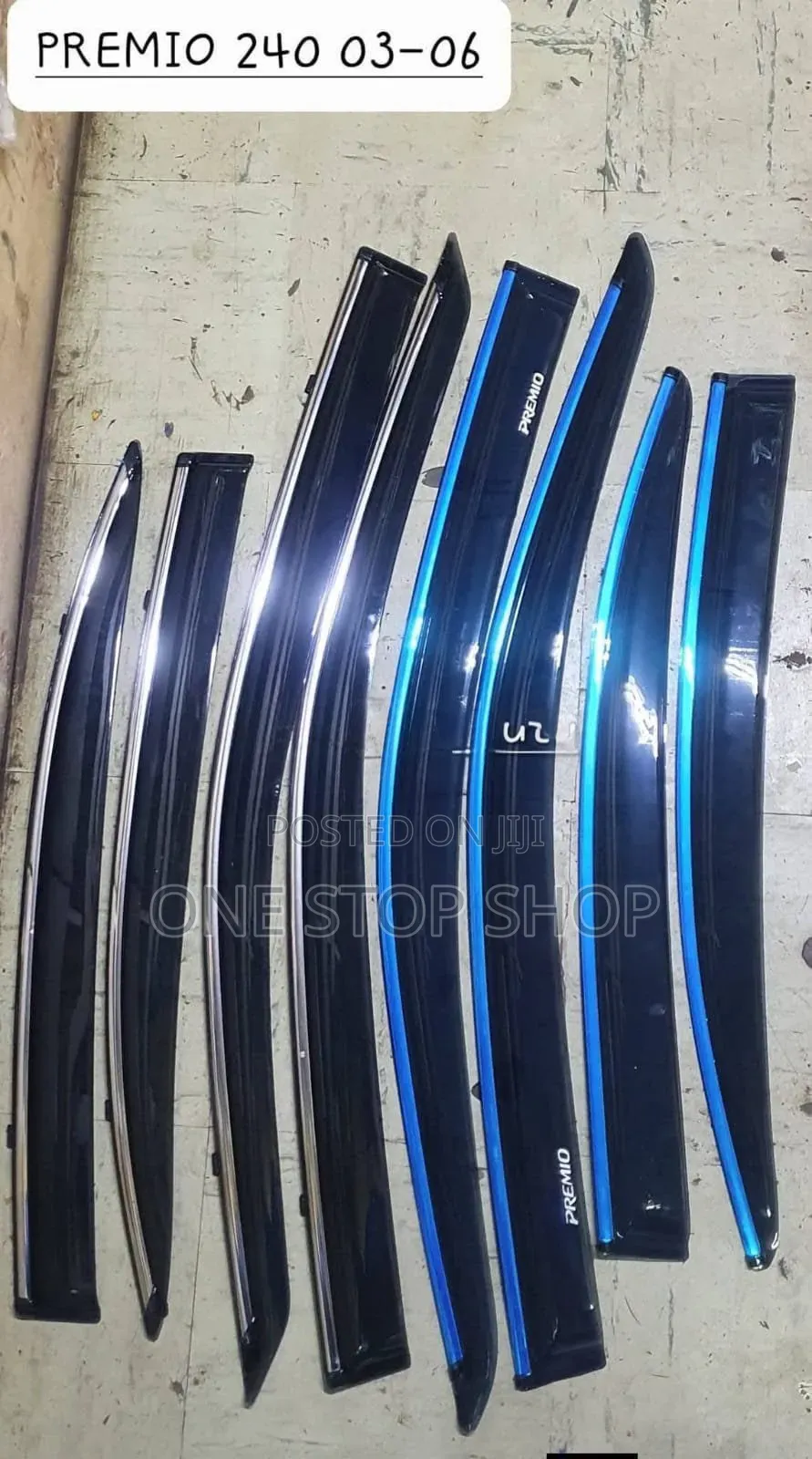 Premio 240 (2003-2006) Model Car Window Visors/Rain Guard in Qualities