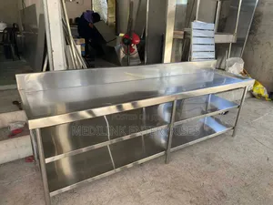Ss 360 Heavy Duty Stainless Steel Prep Tables 7*2ft
