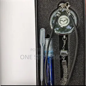 Mazda Branded Air Freshener Pendant With Refillable Perfume Bottle