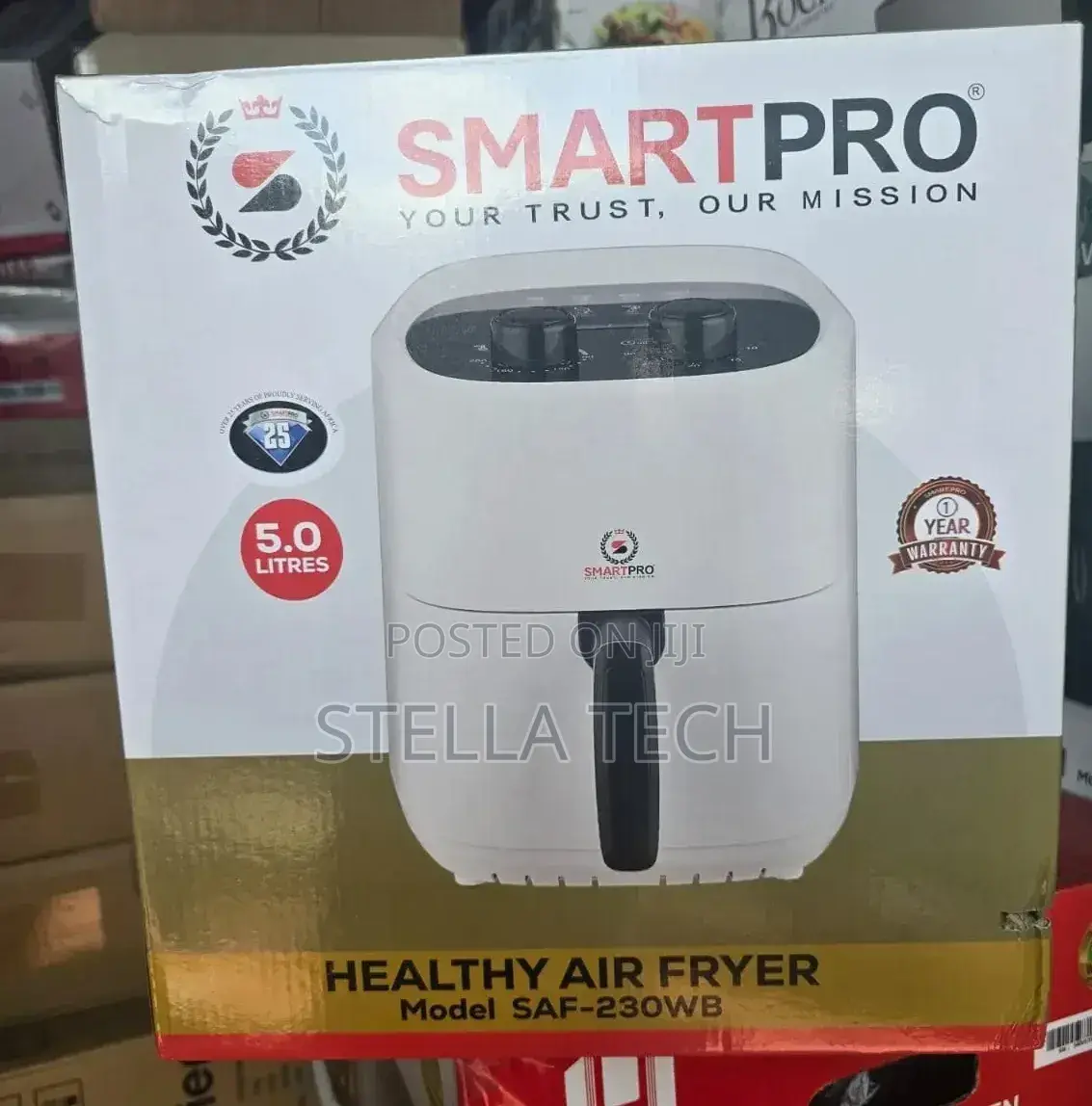 5 Litres Smart Pro Digital Air Fryer