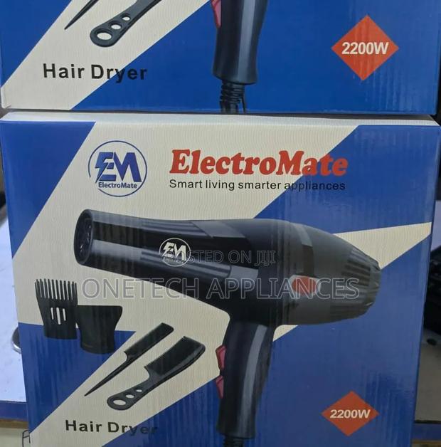 Em Blow Dryer Hair Blower 2200w With 3 Speed 2 Temperature Hd02