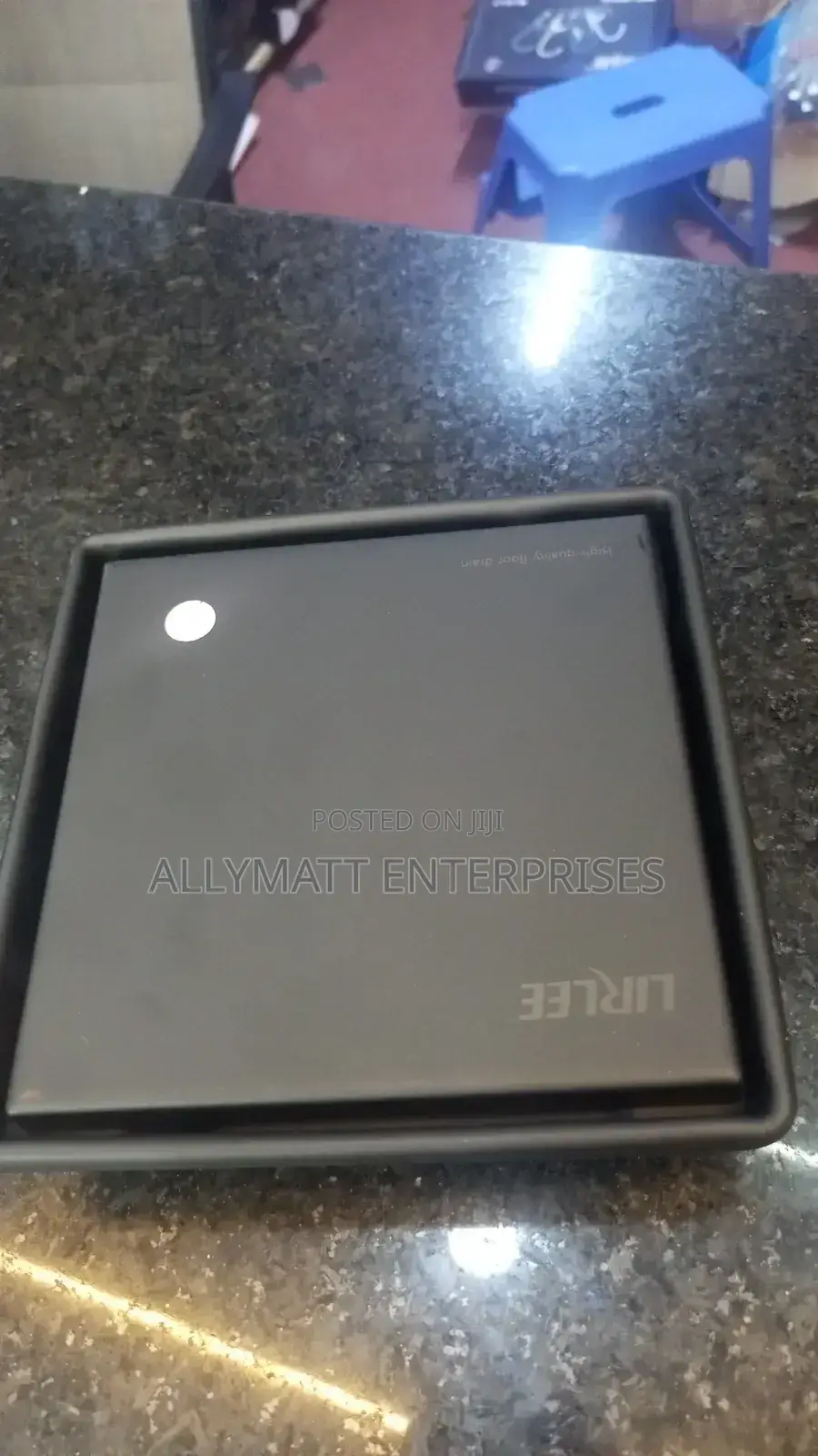 Square Black Floor Drain