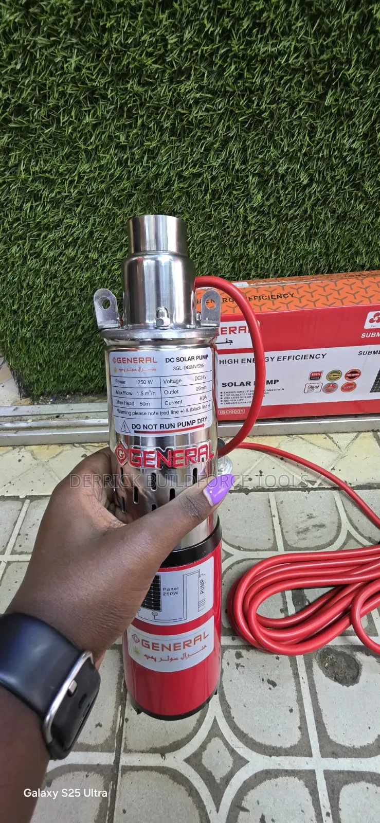General Solar Pump 50m×250watts