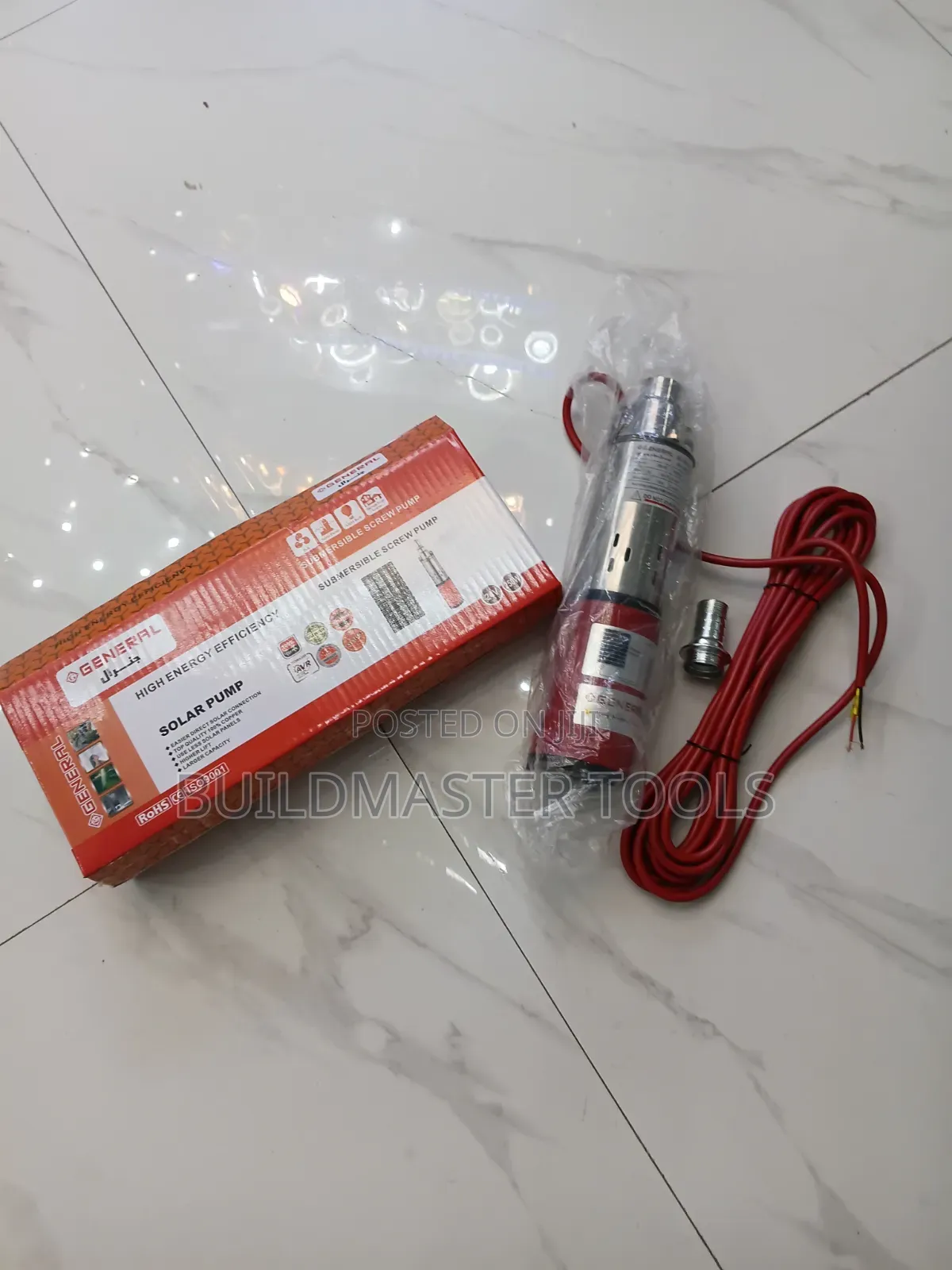 General Brand 250w Submersible Screw Solar Water Pump
