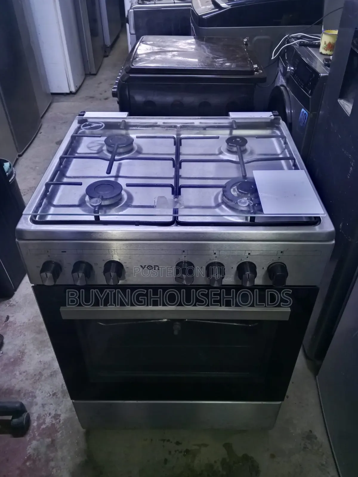 Von 60x60 All Gas Stainless Cooker New!