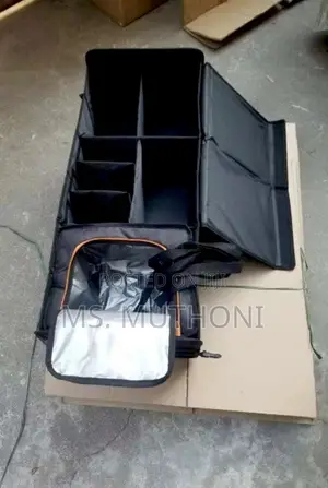 Large Car Trunk Organizer With A Cooler Bag.