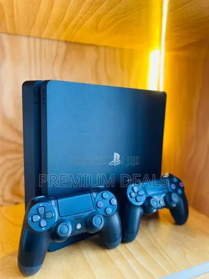Clean Black Colour Ps4 Slim Chipped.
