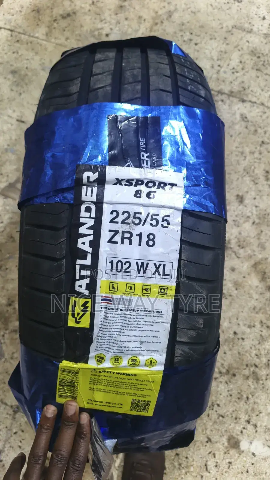 225/55r18 Atlander Made in Thailand