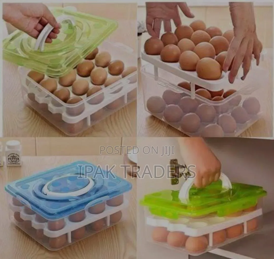 *2 Layers 32pc Egg Tray Orgnizer Now Available