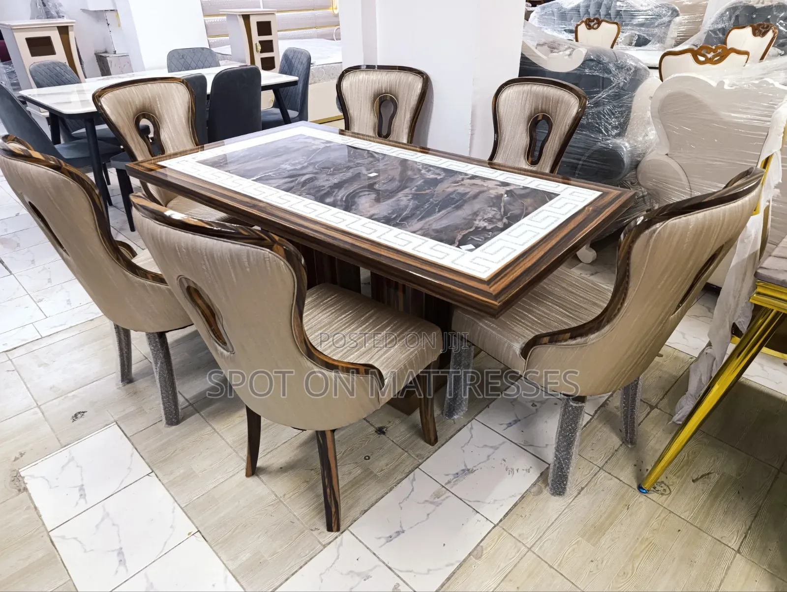 Super Classic! 6-Seater Dining Table Set. Countrywide Delivery.