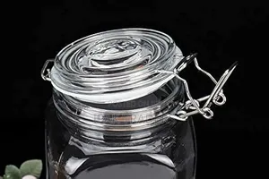 Airtight Clip Lid Thick Glass Containers 500ml
