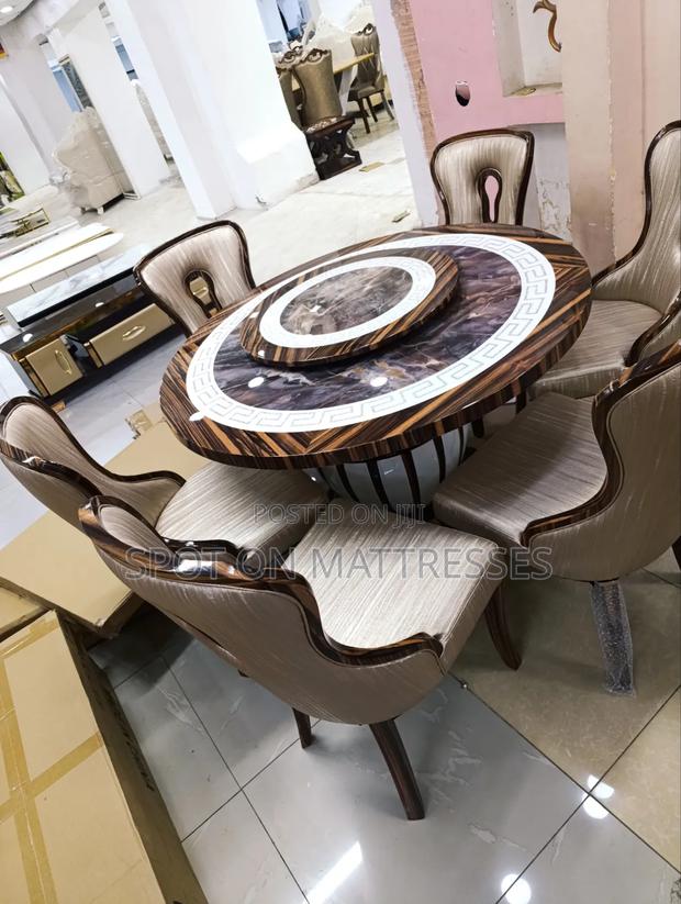 Executive Round 6-Seater Dining Table Set. Countrywide Delivery!  - thumbnail 5