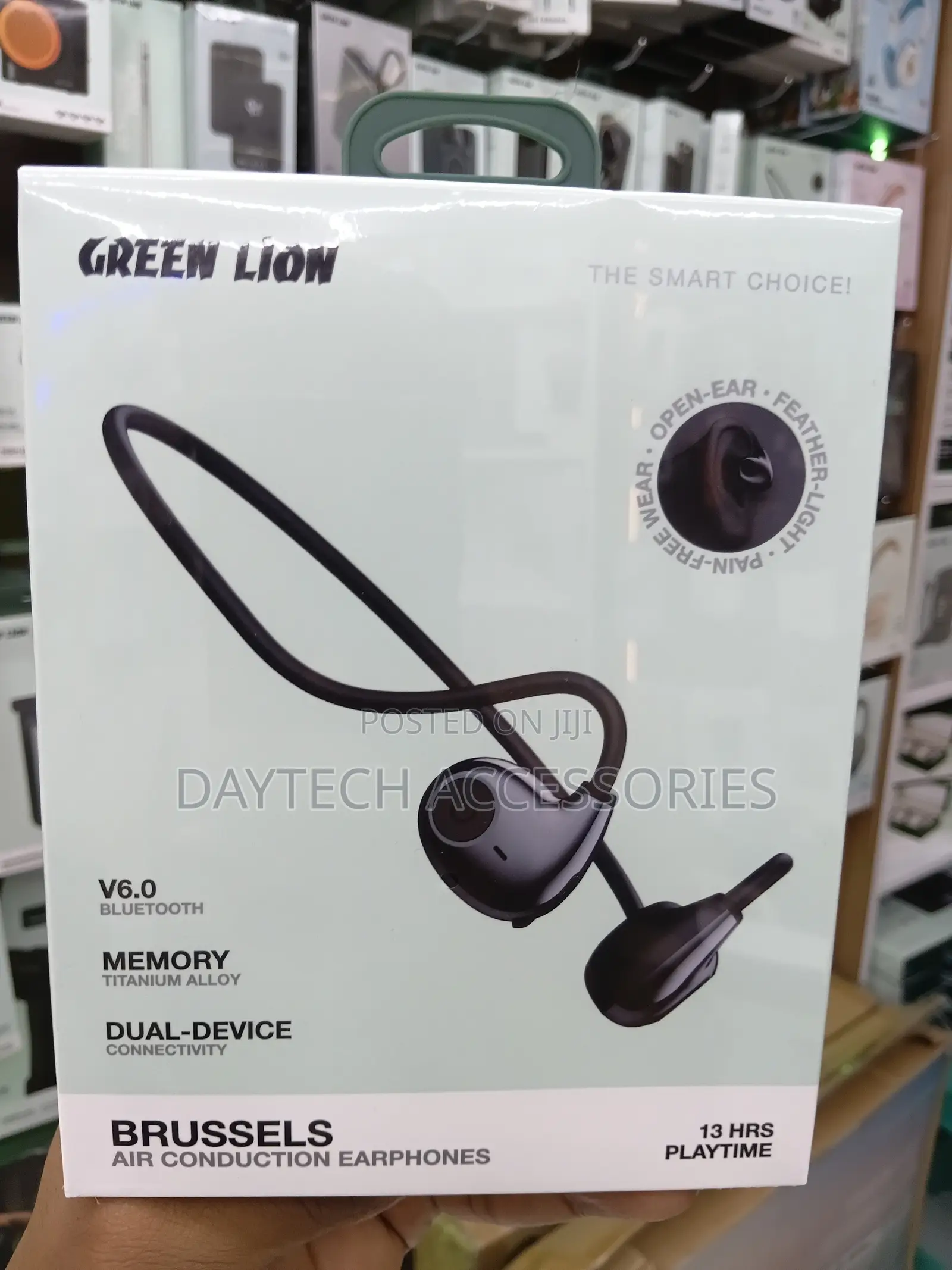 Green Lion Brussels Air Conduction - Open Ear Dual Device Connectivity