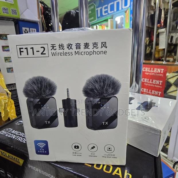 F11-2 Wireless Lapel Microphone – Type C/ iPhone Noise Reduction Mic