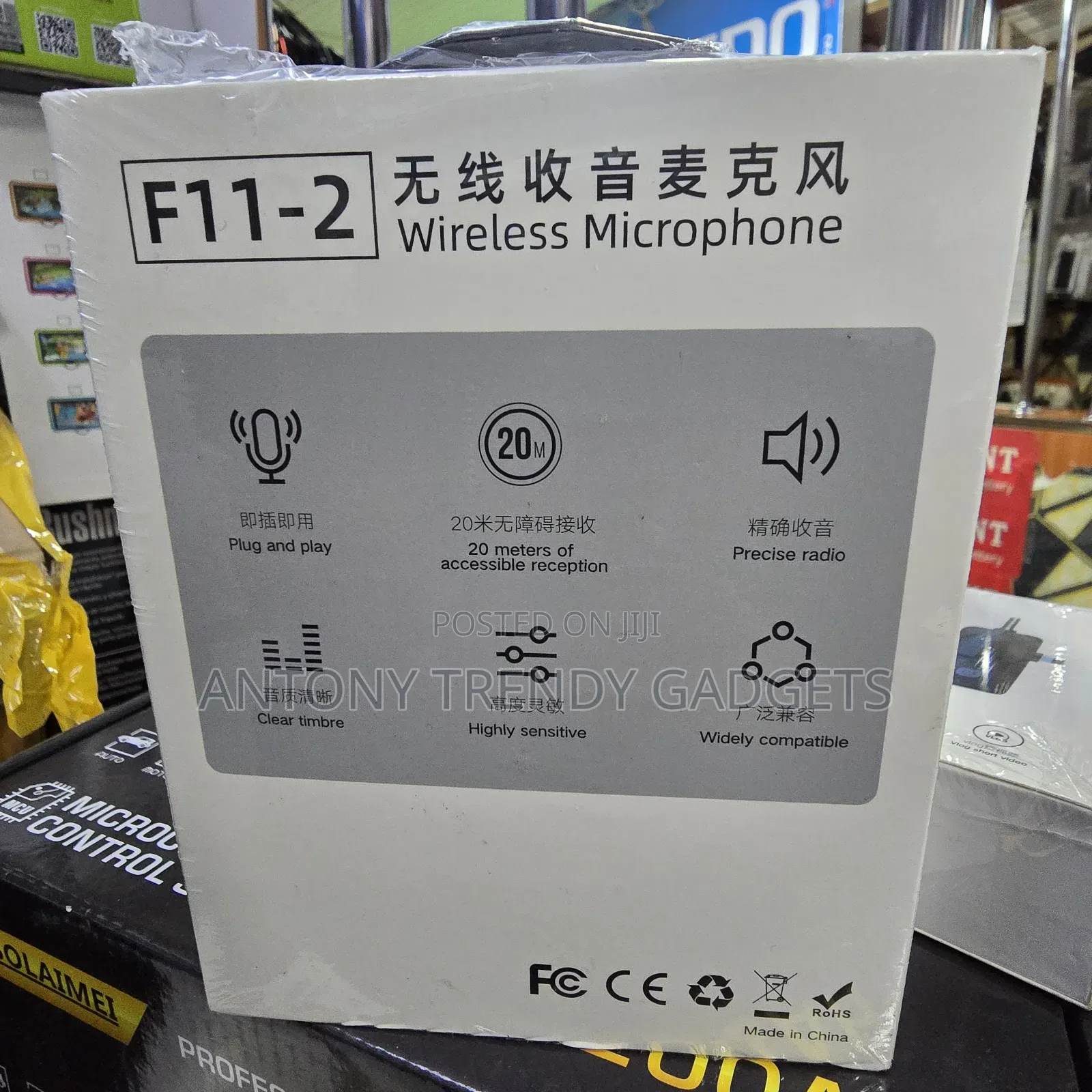 F11-2 Wireless Lapel Microphone – Type C/ iPhone Noise Reduction Mic