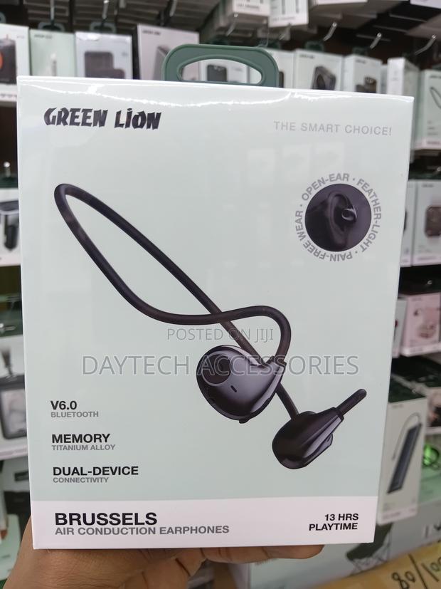 Bluetooth Headphone Bluetooth 5.2 Open Ear Air Conduction - Black