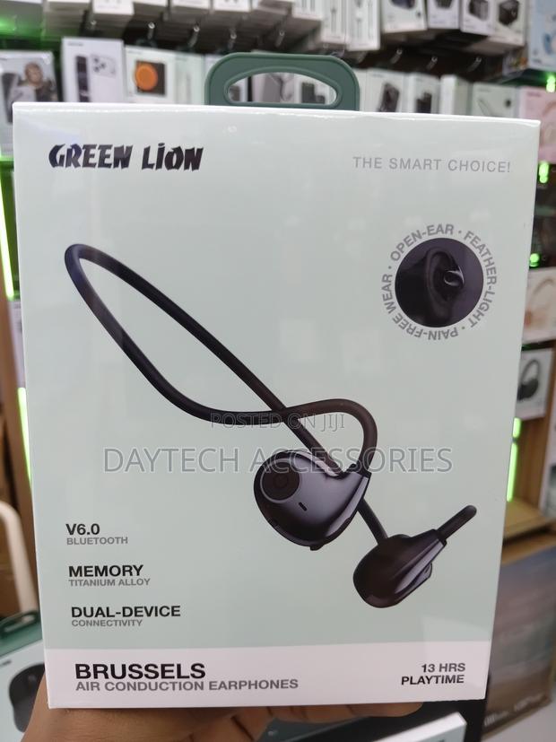 Bluetooth Headphone Bluetooth 5.2 Open Ear Air Conduction - Black - thumbnail 2
