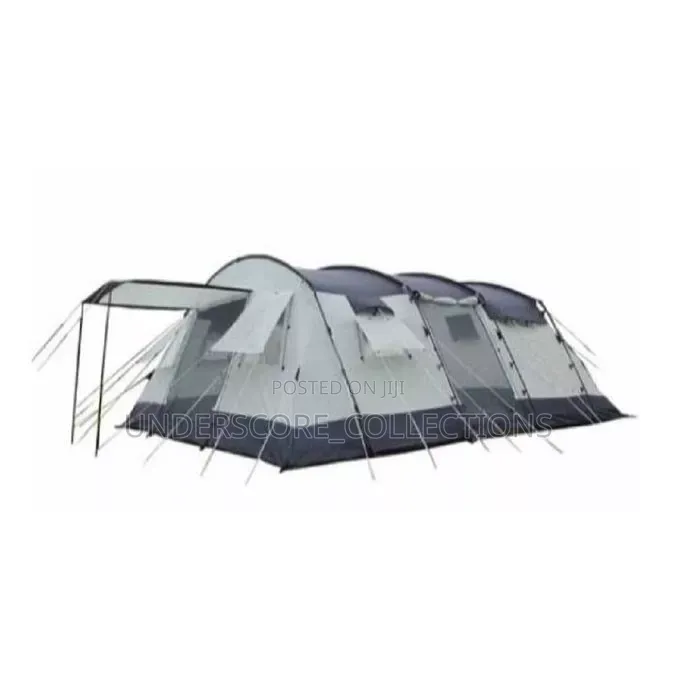 Large Tunnel-Style Family Camping Tent
