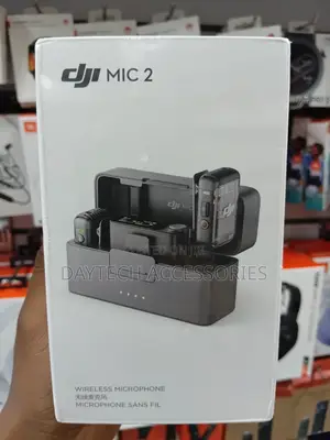 This Is a Dji Mic 2 Wireless Microphone Set With a Charging Case.