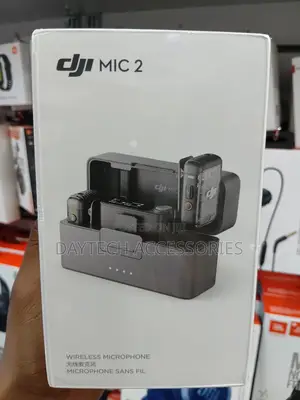 Dji Mic 2 (2 Tx + 1 Rx + Charging Case) Wireless Microphone - Black