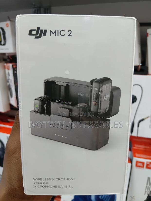 Dji Mic 2 (2 Tx + 1 Rx + Charging Case) Wireless Microphone - Black