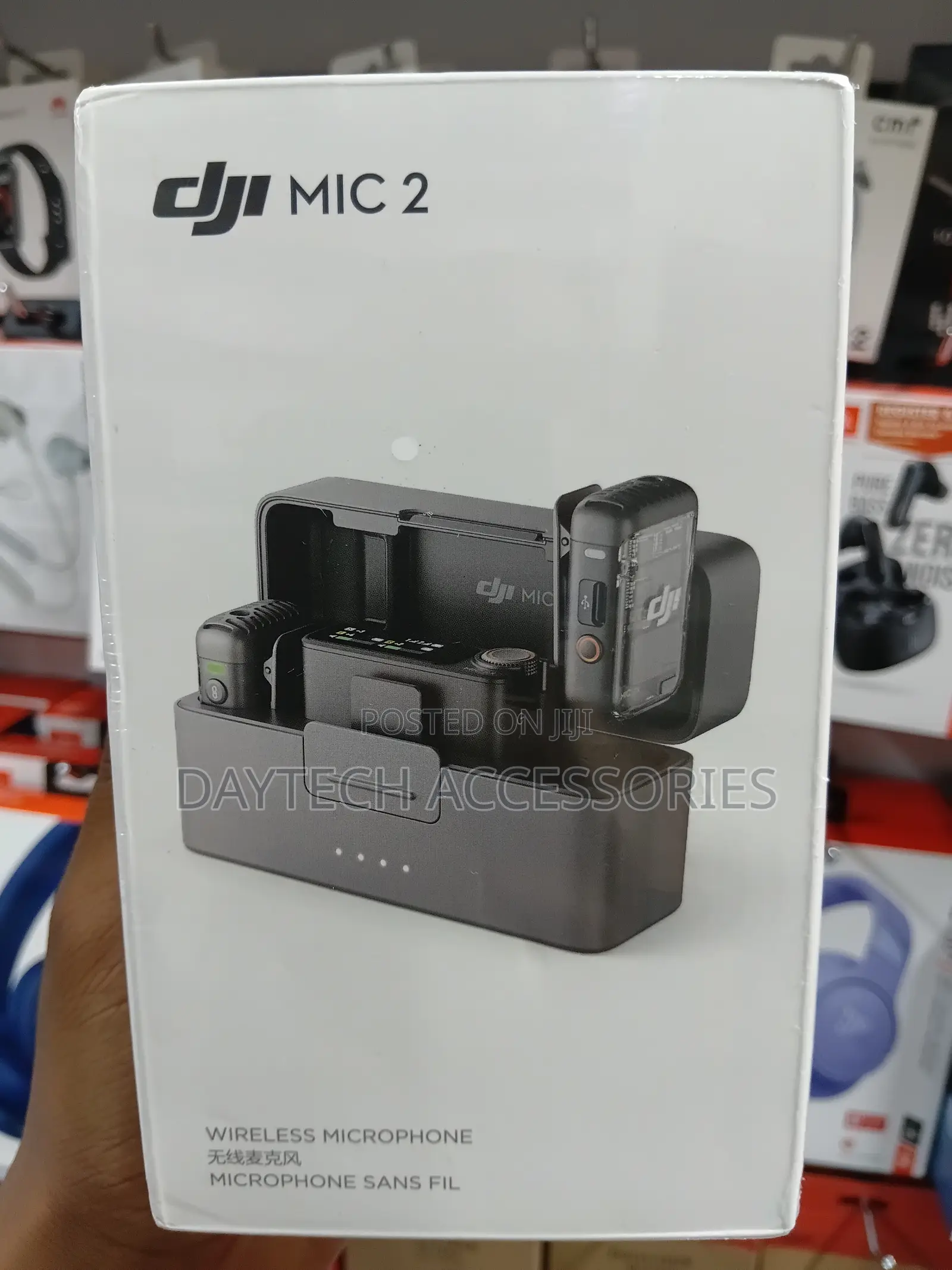 Dji Mic 2 (2 Tx + 1 Rx + Charging Case) Wireless Microphone - Black