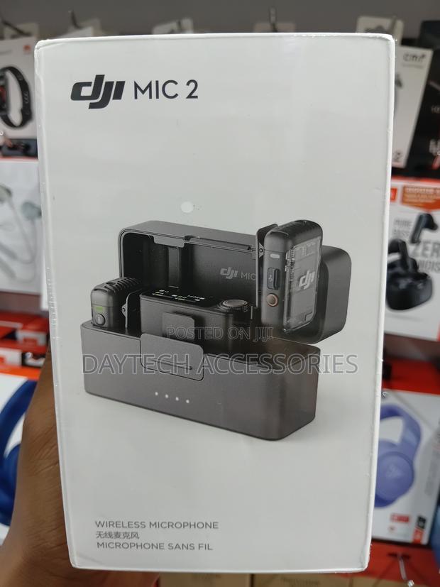Dji Mic 2 (2 Tx + 1 Rx + Charging Case) Wireless Microphone - Black - thumbnail 2