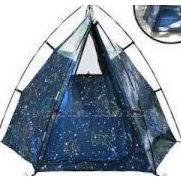 Blue Glow-in-the-Dark Kids' Tent - main view