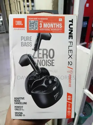 Jbl Tune Flex 2 True Wireless Noise Cancelling Earbuds - Black