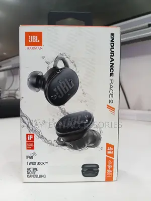 The JBL Endurance Race 2 Waterproof True Wireless Sports Earbuds.