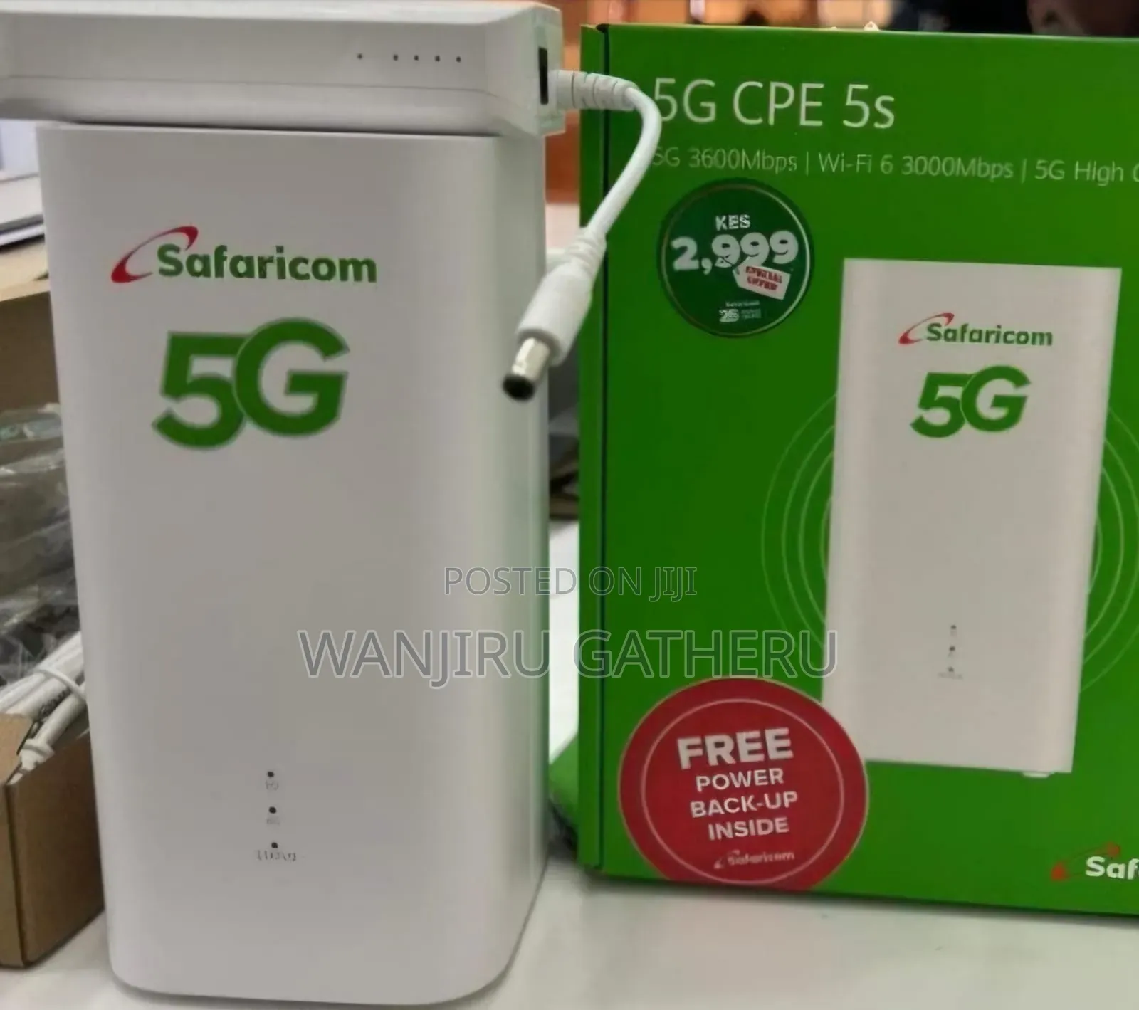 Safaricom 5g Router Come With Free Power Back Up