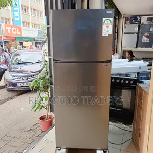 Tornado Refrigerator Inverter No Frost 396 Liter Dark Stainless