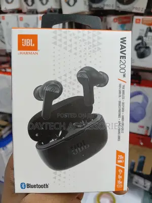 JBL Wave 200 TWS in-Ear Wireless Headphones - Black