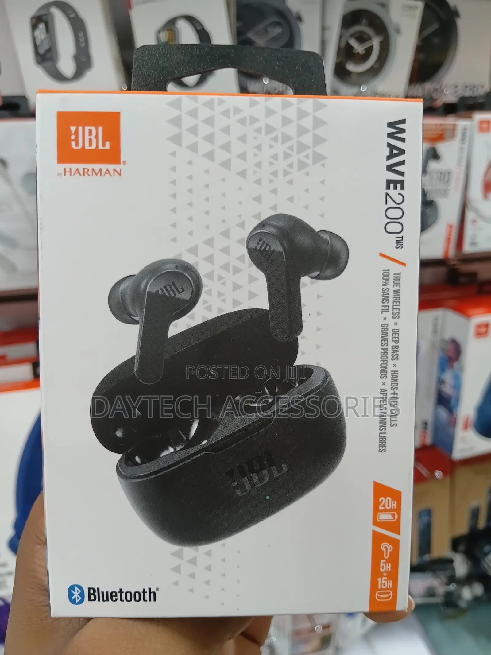 JBL Wave200 Small True Wireless Earbud Headphones - Black